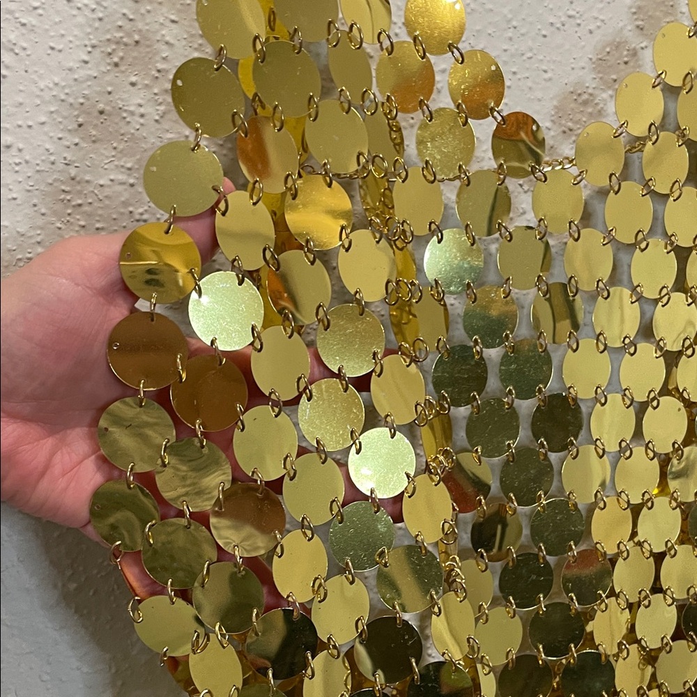 Gold Sequin Dress - Picture 2 of 3
